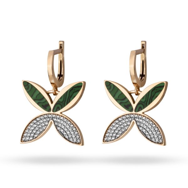 گوشواره طلا کد E400G آرسس گلد