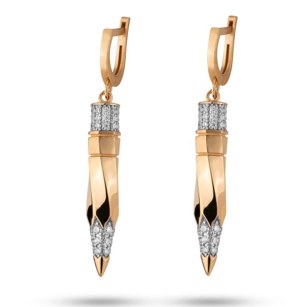 گوشواره طلا کد E609 آرسس گلد